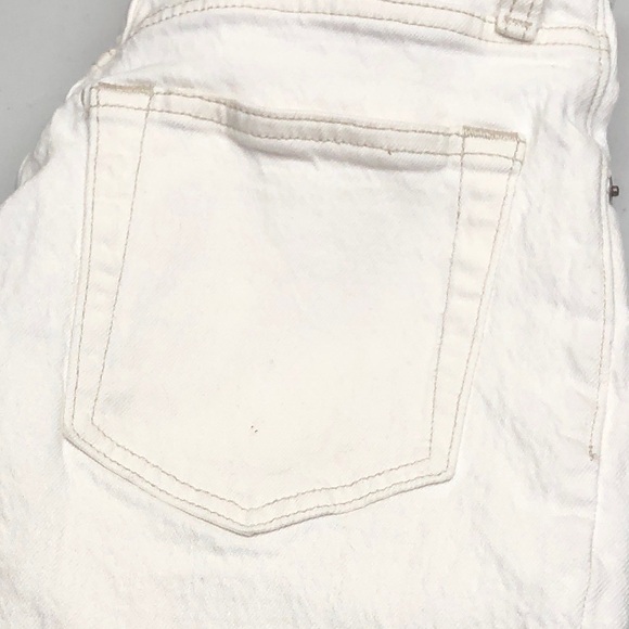 ABERCROMBIE & FITCH WHITE 90s ULTRA HIGH-RISE STRAIGHT JEANS 2/26x31 ⭐️ - Picture 6 of 14